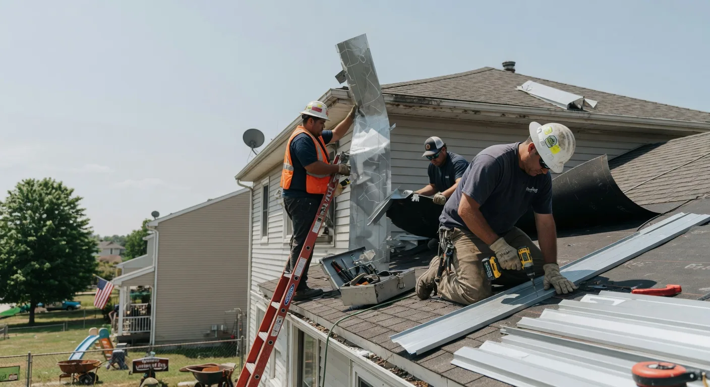 Storm Damage Metal Roof Repair in Dorchester, WI